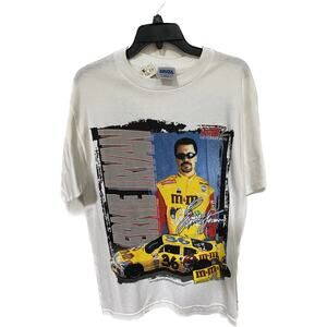 Ernie Irvin M&M's 1999 Nascar Men's Double Sided Tultex T-Shirt Medium NEW NWT